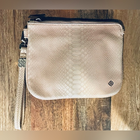 Kendra Scott python wristlet clutch Bag - Picture 3 of 5